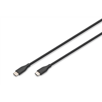 Audio kabelis Digitus Silicone connection cable, 0.5 m  AK-300341-005-S  USB-C to USB-C