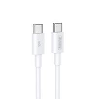 USB kabelis Remax RC-C021 USB-C to USB-C 30W 2.0m baltas