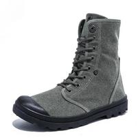 Madingi drobės batai Vyriški batai Aukštakulniai batai vyrams 2025 m. Nauja tendencija Platforminės apykaklės batai Vyriški laisvalaikio ankle boots 39 mėlyna