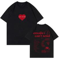 Sabrina Carpenter Emails I Can't Send T-shirt Album Tour Crewneck Short Sleeve Tee Men Women Streetwear New Fashion 51106 S