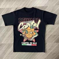 Premium Glo Gang Fashion Cotton T-Shirt with Stylish Print Streetwear Fashion Soft Fabric for Women Summer Street Wear M