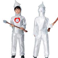 Halloween costume Wizard of Oz Tin Man Silver Tin Man Children Adult Parent-Child Costume S