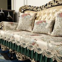 European-Style High-End Sofa Cover, Four-Season Universal Sofa Cover, High-End Seat Cushion, Non-Slip Cushion, Concubine Sofa Cushion 70*70cm
