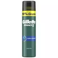 Gillette Mach3 Extra Comfort Shave Gel 200 + 40 ml - Gel na holení