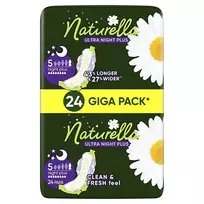 Naturella - Ultra Night Plus sanitary napkins for women 24 pcs