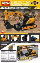 Excavator with Sound and Light Function 1:18