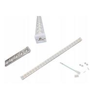 Ypatingai ryški 100W LED juostinė lempa su lęšiais 120cm - 6500K