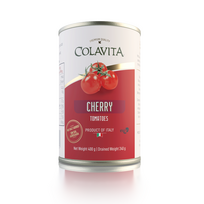 Vyšnininiai lupti pomidorai COLAVITA, konservuoti, 400 g