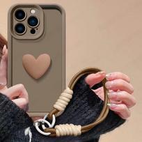 Tinka Samsung S25 Ultra mobiliojo telefono dėklas S24FEE trimate širdelė A55 su dirželiu S23 pilnas dangtelis A56 5G rinkinys Samsung S25
