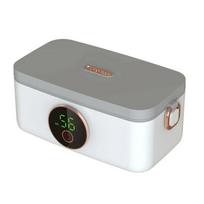Elektrinis šildomas pietų dėžutė Belaidis nešiojamas USB įkraunamas pietų indas 1000 ml 16000 mAh Maisto izoliacija Pietų konteineris 1&1000ml balta