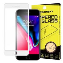 Wozinsky Tempered Glass Full Glue Super Tough Screen Protector Full Coveraged with Frame Case Friendly for iPhone 8 / 7 white