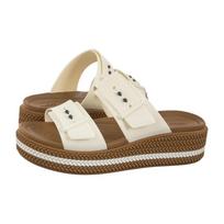 Crocs Brooklyn Woven Buckle Chalk 209978-0WV (CR398-b) batai