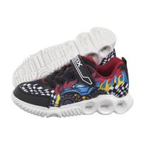 Geox J Wroom B. D -Pr.Mesh + Pr.Dbk Black/Red J55GAD 02ACE C0048 (GE205-a) sportiniai bateliai