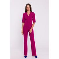 S377 Peplum kombinezonas - slyvų