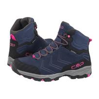 CMP Kids Melnick Mid Trekking Shoes Wp 3Q18584J 30MR Blue-Fuxia (CM33-a) batai