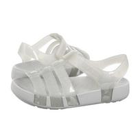 Crocs Isabella Glitter Sandal k Silver Glitter 209836-0IC (CR304-a) sandalai