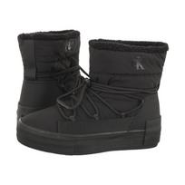 Calvin Klein Bold Vulc Flatf Snow Boot Wn Triple Black YW0YW01181 0GT (CK402-a) batai