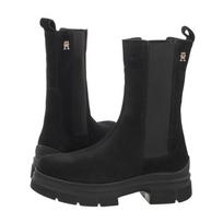Tommy Hilfiger Essential Suede Chelsea Boot Black FW0FW07489 BDS (TH906-a) batai