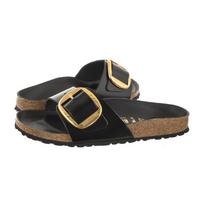 Birkenstock Madrid Big Buckle High-Shine Black 1022650 (BK238-a) Moteriški batai/šlepetės