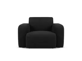 Boucle fotelis, Molino, 1 sėdynė, 105x95x72, juodas