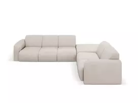 Kampinė Sofa - dešinė, Molino, 6 sėdimos vietos, 315x250x72, smėlio spalvos