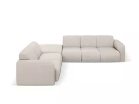 Kampinė sofa - kairė, Molino, 6 sėdimos vietos, 315x250x72, smėlio spalvos