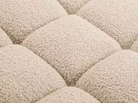 Pufas, Bellis, 1 sėdynė, 94x94x43, smėlio spalvos