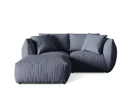 Modulinė kampinė sofa, Chris, 4 vietų, 220x200x80, šviesiai žalia