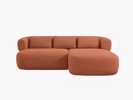 Kampinė Sofa - dešinė, Jenny, 5 vietų, 200x145x73, plytų imitacija
