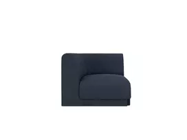 Modulinės sofos dalis - kampas, Miley, 1 sėdynė, 90x90x70, tamsiai mėlyna