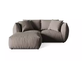Modulinė kampinė sofa, Chris, 4 vietų, 220x200x80, šiltai pilka