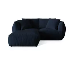 Modulinė kampinė sofa, Chris, 4 vietų, 220x200x80, karališkoji mėlyna