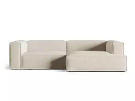 Modulinė kampinė sofa - dešinė, Nuria, 4 vietų, 147x292x72, smėlio spalvos