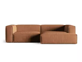 Modulinė kampinė sofa - dešinė, Nuria, 4 vietų, 147x292x72, medaus spalvos