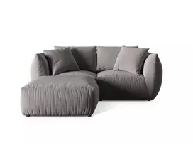 Modulinė kampinė sofa, Chris, 4 vietų, 220x200x80, pilka