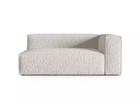 Dešinės pusės modulinė sofa, Nuria, 3 vietų, 110x185x72, pilkai smėlio spalvos melanžas