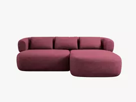 Kampinė Sofa - dešinė, Jenny, 5 vietų, 200x145x73, vyšnios mediena