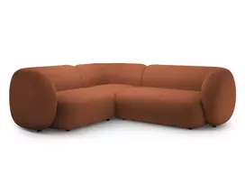 Modulinė kampinė sofa - kairė, Kate, 4 sėdimos vietos, 252x220x76, terakota
