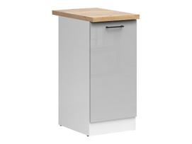Virtuvinė spintelė Junona Line D1D/40/82_P, pilka