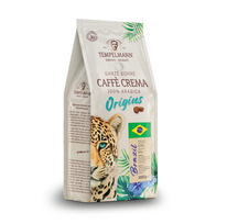 Tempelmann Origins Brazil Caffe Crema 100% Arabica kavos pupelės, 1kg