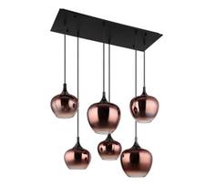 Globo 15548-6HG - Pakabinamas šviestuvas ant laido MAXY 6xE27/40W/230V varinis