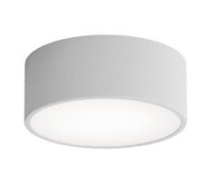 Vonios kambario lubinis šviestuvas su jutikliu CLEO 1xE27/24W/230V Ø 20 cm IP54 pilkas