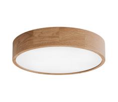 Vonios kambario lubinis šviestuvas su jutikliu CLEO 4xE27/24W/230V, skersmuo 47,5 cm, IP54, ąžuolas