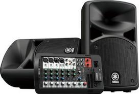 Yamaha Stagepas 400BT - nešiojama PA sistema su 8 kanalų mikšeriu ir įmontuotu galios stiprintuvu