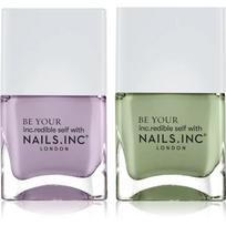 Nails Inc. Summer Matcha Mood Duo nagų lakų rinkinys