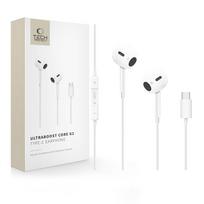 Tech-Protect Ultraboost Core G2 USB-C ausinės – baltos spalvos