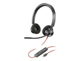HP Poly Blackwire 3320 Stereo Microsoft Teams Certified USB-C Headset +USB-C/A Adapter