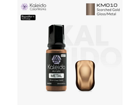 Kaleido ColorWorks - Akriliniai dažai Scorched Gold, Metal Colors 20ml, KM010