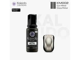 Kaleido ColorWorks - Akriliniai dažai Gun Metall, Metal Colors 20ml, KM002