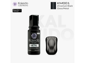 Kaleido ColorWorks - Akriliniai dažai Zirconium Black, Metal Colors 20ml, KM001